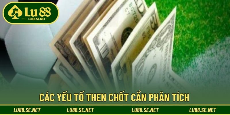 Các yếu tố then chốt cần phân tích