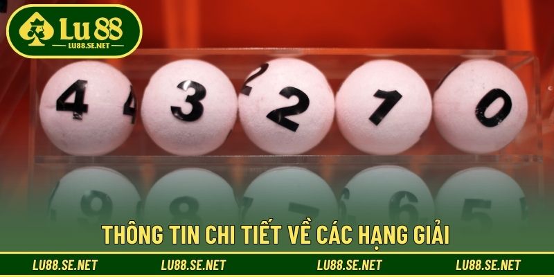 Thông tin chi tiết về các hạng giải